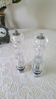 Large acrylic salt and pepper grinder, grinder 2 pcs.