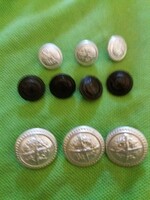 Old Hungarian military button package as shown in the pictures