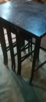 Thonet mundus  asztalkák 1+3