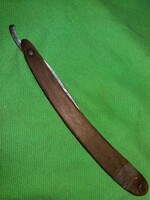Antique wooden handle barber's razor, the blade is 10, the entire length is 23 cm, according to the pictures