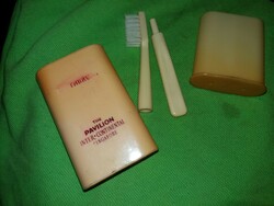 Antique vinyl travel toothbrush Singapore inter continental hotel in perfect condition as shown in pictures