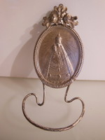 Holy water stand - antique - metal - 11 x 7 x 3.5 cm - Austrian - flawless