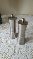 Villeroy & boch stainless steel salt and pepper grinder set 20cm.