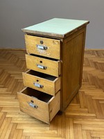 1940 office filing cabinet with 4 drawers can be a decoration of a loft apartment