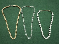 3 Pcs. Vintage necklace / monet.