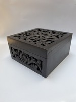 Beautiful hand-carved wooden box