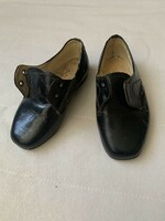 Antique patent leather baby shoes