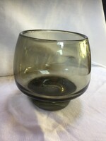 Beautiful artistic glass, Wagenfeld design-like, glass vase (13)