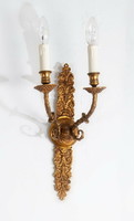 Empire-style gilded wall arm in a pair