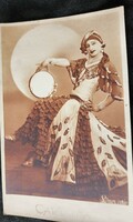 Approx. Carlota female impersonator transvestite performer photo 17 cm old revue story