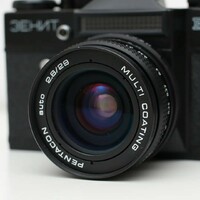 Pentacon 29mm f2.8 + Zenit ET