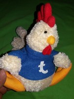 Quality retro Hungarian - kéri kft. Ajka plush rooster figure with a piggy bank 20 cm according to the pictures