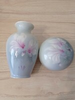Vase and bombonier by Éva Bakos