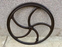 Öntöttvas kútkerék, daráló kerék (65 cm, 12 kg)