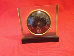 Old cccp Russian copper - plexiglass - vinyl table barometer 14 x 12 cm according to the pictures