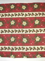 Karácsonyi anyag - patchwork - dekor - méteráru - foltvarrás