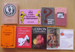 5 db.-os könyvcsomag: Szex, szerelem, szexualitás, fogamzásgátlás, szerelmi taktikák, Erósz és Ámor