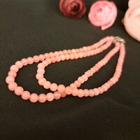 Jade pearl necklace.