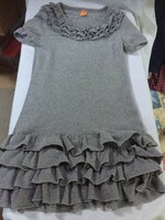 Short new, knitted girl's dress