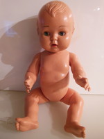 Doll - 1950 - frame - 48 x 20 cm - old - extra sweet - especially cute - flawless