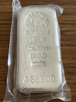 ARGOR HERAEUS SA 1kg színezüst befektetési tömb Ag999
