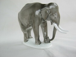 Rosenthal porcelain t. Rare elephant restored by Karner