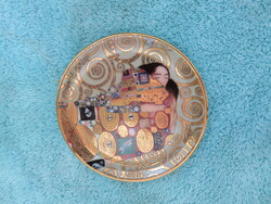Goebel  KLIMT arany  mini tányér "Die Erfüllung"