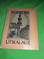 1959.Dr. Gimes endre: Sopron travel guide book richly illustrated with pictures