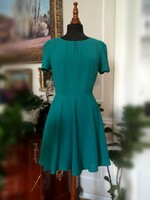 Oasis size 38-40 casual green muslin dress