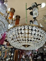Crystal basket chandelier