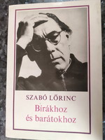 Lórinc Szabó: to judges and friends