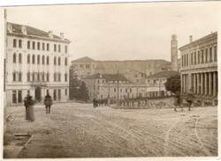 1918 Olasz front: Pieve di Soligo főtér
