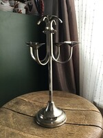 Old industrial metal candle holder