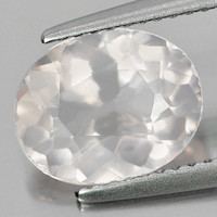 VALÓDI, 100% TERMÉSZETES LIGHT BABY PINK RÓZSAKVARC ÉKKŐ 2,06ct (VVS)! ÉRTÉKE: 30.900,-Ft!
