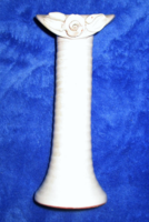 20 cm fehér kerámia váza romantikus