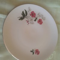 Virágos jelzett tányér