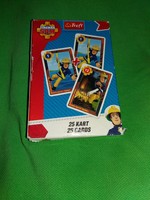 Retro treffl - sam with the fireman's tale memory / black peter game card box as shown in the pictures