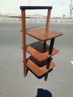 Art deco, bauhaus lerakó, polc, fakuli, Heisler állvány