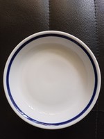 Zsolnay kék csíkos pici tányér