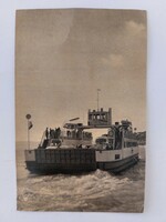 Old postcard 1965 Balaton photo postcard ferry boat