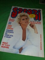 1989.5.Szám stori - independent entertainment newspaper magazine with poster according to the pictures