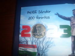 Petőfi Sándor 200,-Ft-os sorszámozott  bliszterben  eladó!  BU
