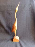 Retro - vintage wooden bird 32 cm