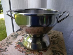 Stainless soup bowl, fruity from the 60s!