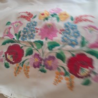 Embroidered pillow cover