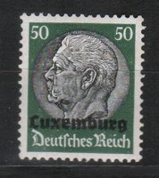 German occupation 0021 (Luxembourg) we 13 post office 4.00 euros