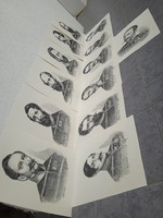 Grafit,grafika rajz Pataky Béla 13 Aradi vértanú történelmi kortárs,műalkotás