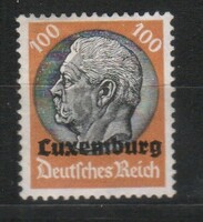 German occupation 0022 (Luxembourg) we 16 post office 18.00 euros