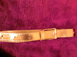 Gold-colored women's belt