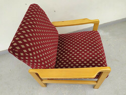 Retro bútor fa karfás kárpitozott fotel szék 1 darab 4959